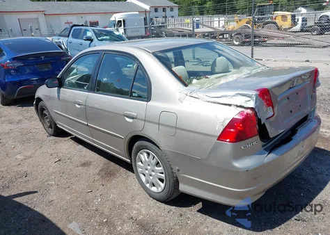 2004 Honda Civic Lx z USA, uszkodzony, nr VIN 2HGES165X4H535879